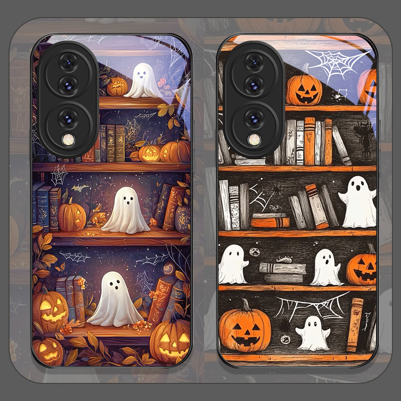 Honor Tablet Accessories - Etui na telefon Halloween Pumpkin Ghost