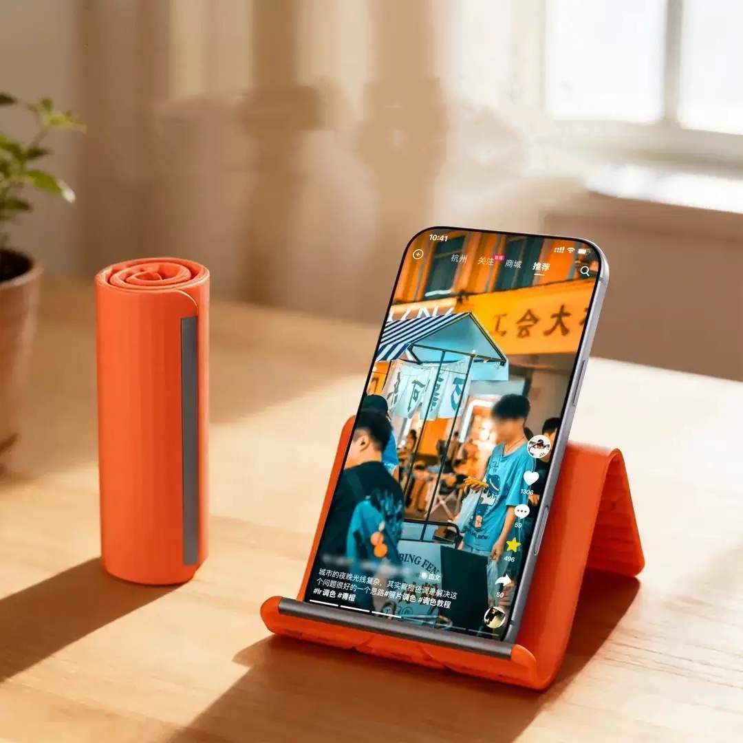 Tablet Accessories - Uniwersalny, przenośny silikonowy stojak na telefon,