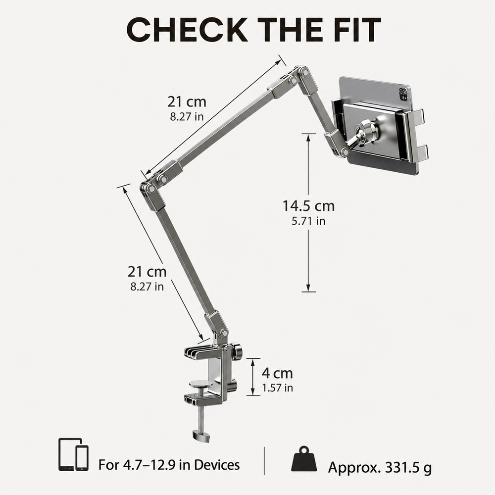 Regulowany uchwyt na telefon d – Essential Tablet Accessories recenzja i cena