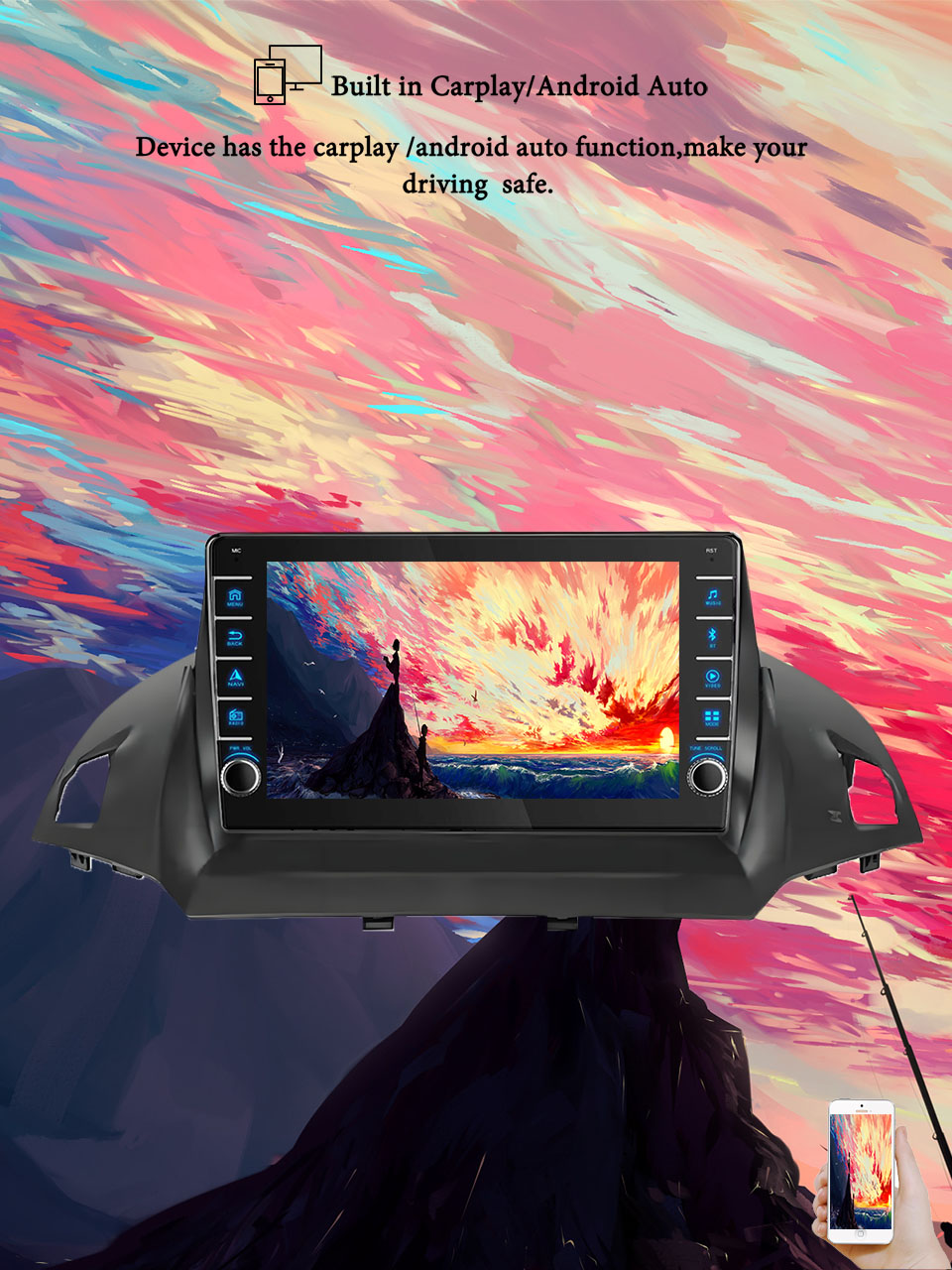 8G+128G Android 14 dla Ford Ku – Tablet Danish Mobile & Accessories recenzja i cena