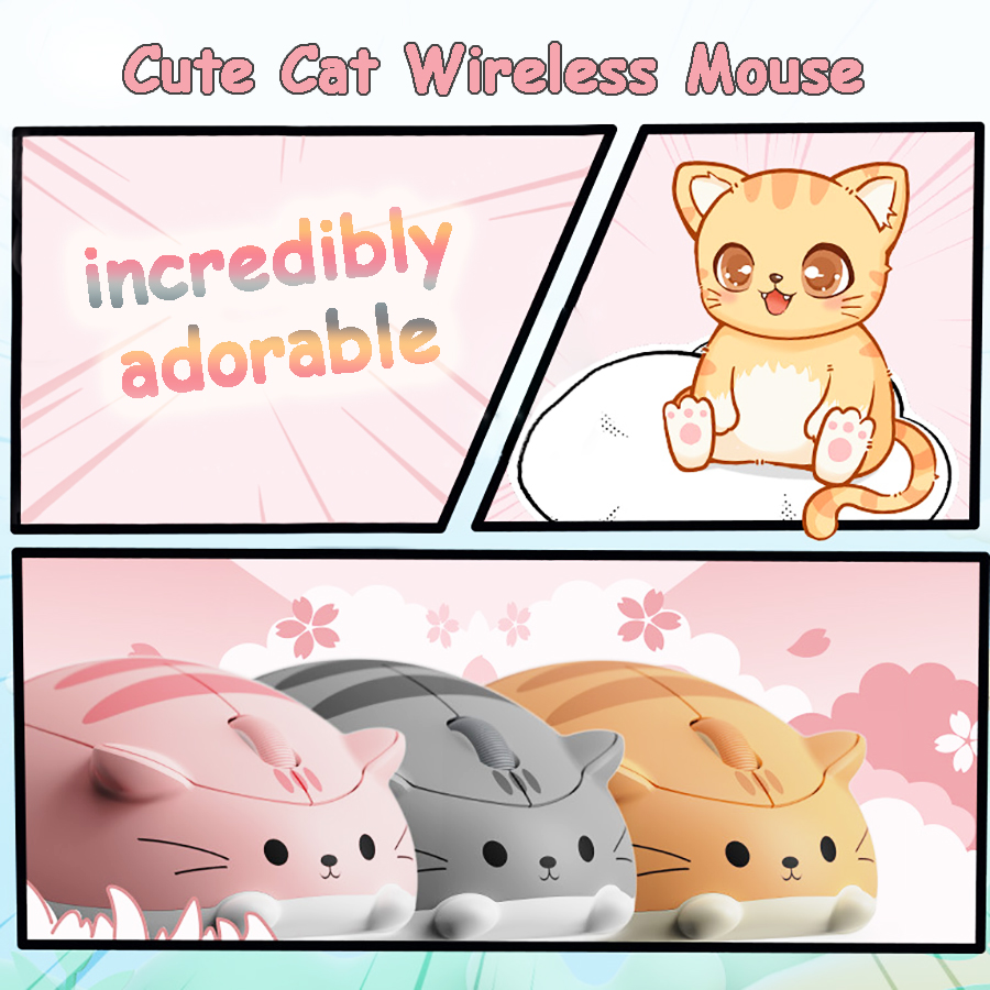 Cute Cat 2.4G Wireless Mouse C – Kids Tablet With Accessories recenzja i cena