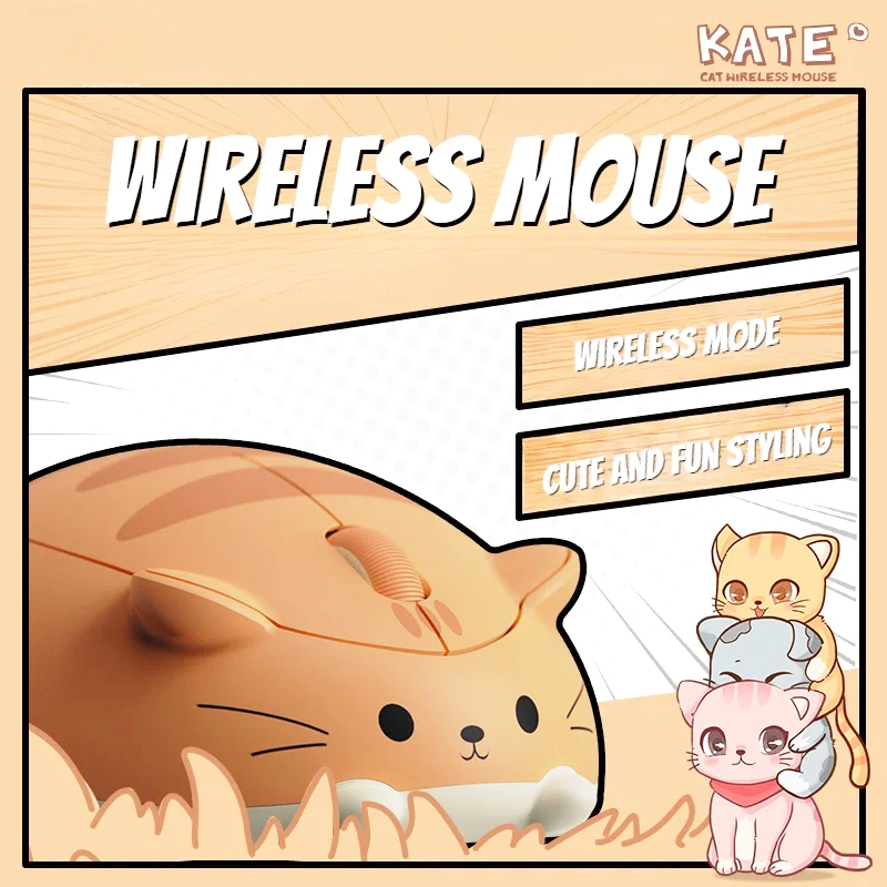 Cute Cat 2.4G Wireless Mouse C – Kids Tablet With Accessories recenzja i cena