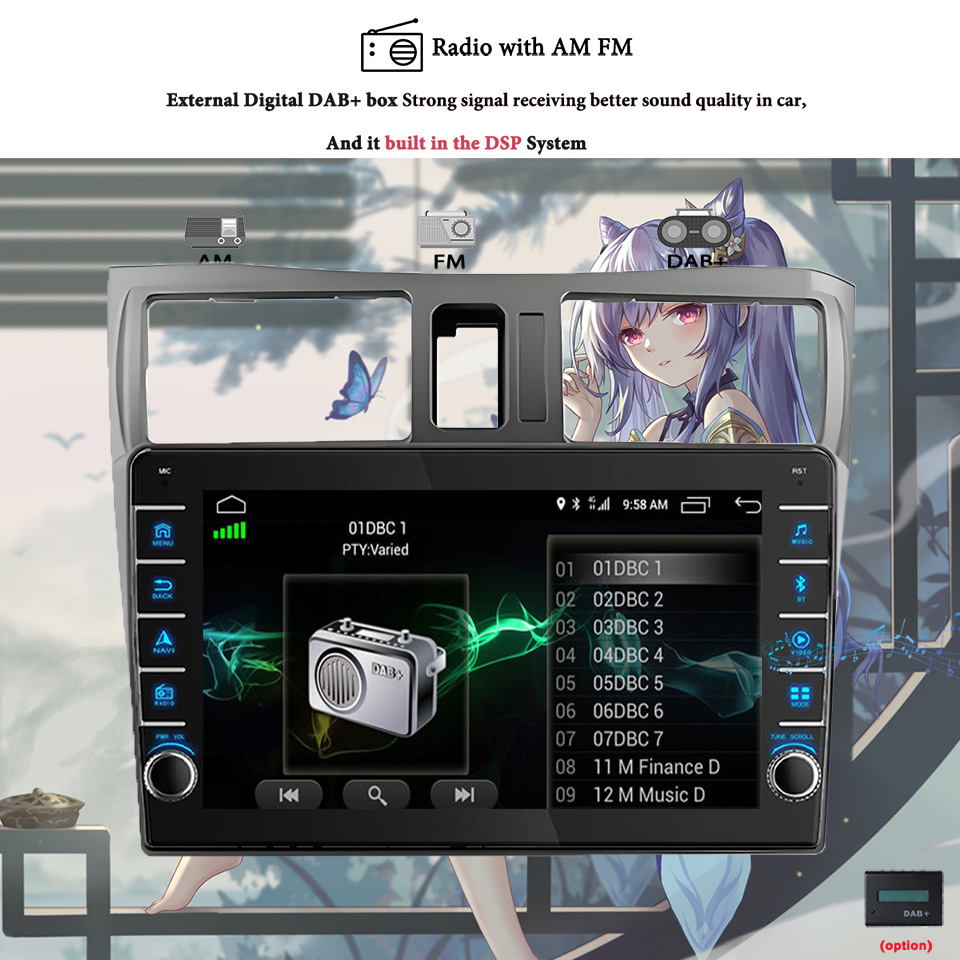 8G+128G Android 14 dla Nissan  – Tablet Danish Mobile & Accessories recenzja i cena