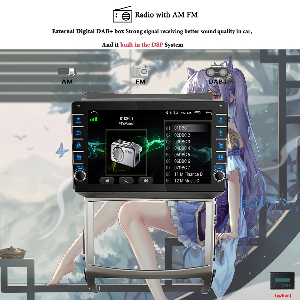 8G+128G Android14 Dla Hyundai  – Tablet Danish Mobile & Accessories recenzja i cena